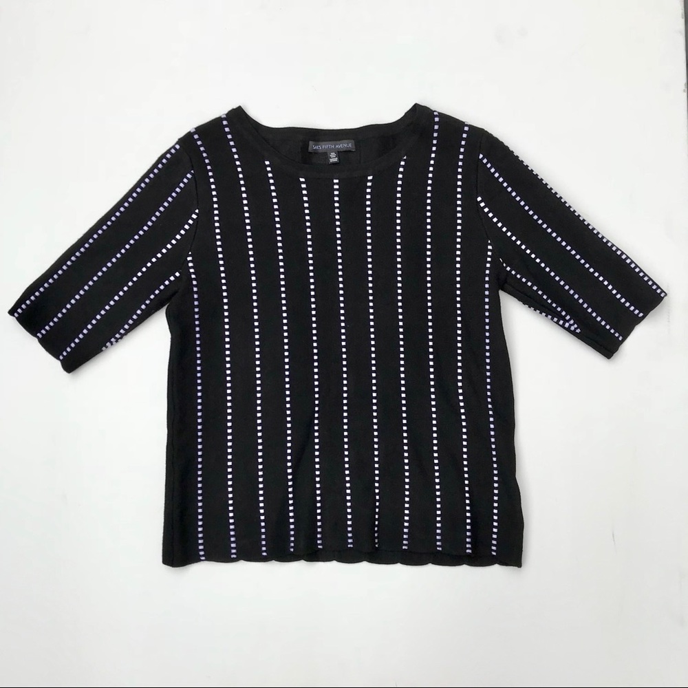 SAKS 5th Elbow Sweater